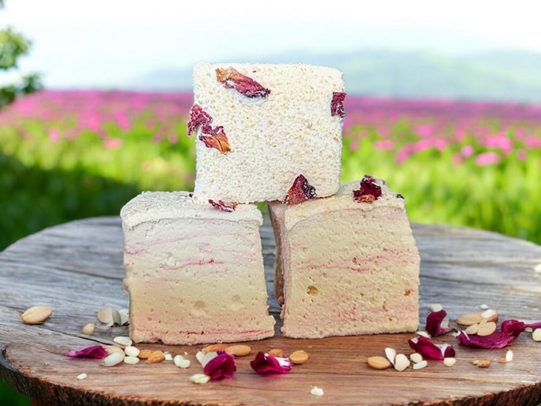 Guimauve artisanale financier rose - La Guimauverie confiserie