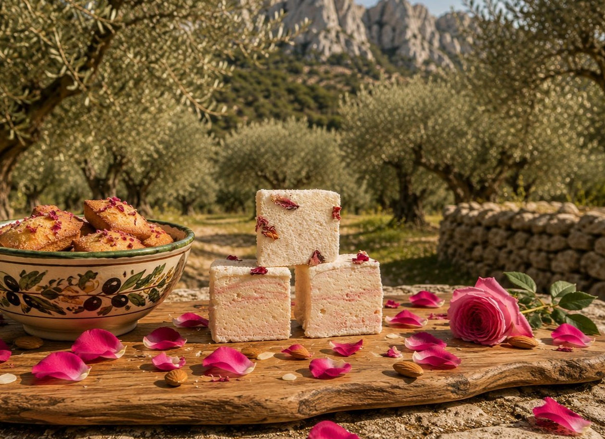 Financier à la rose