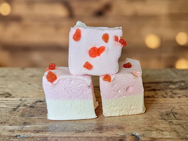 Guimauve artisanale Vanille Fraise La Guimauverie